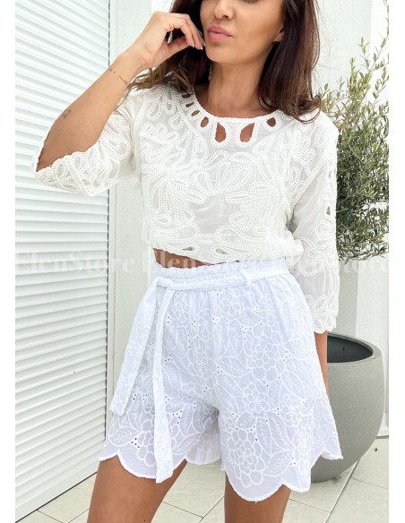 Spodenki Goldy White