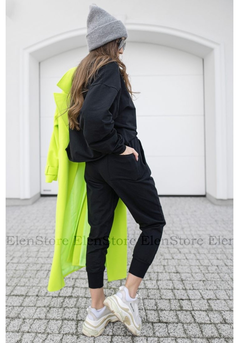 Spodnie Gate Czarny Spodnie Gate Czarny