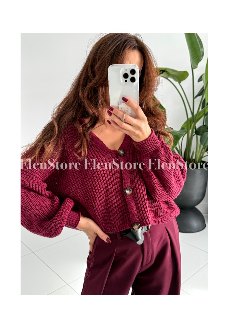 Sweter Tiare Burgundy