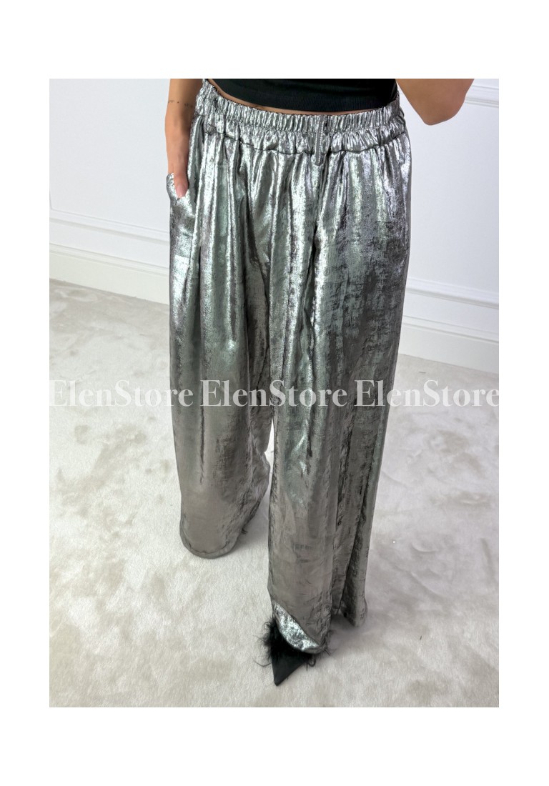 Spodnie Foilly Silver