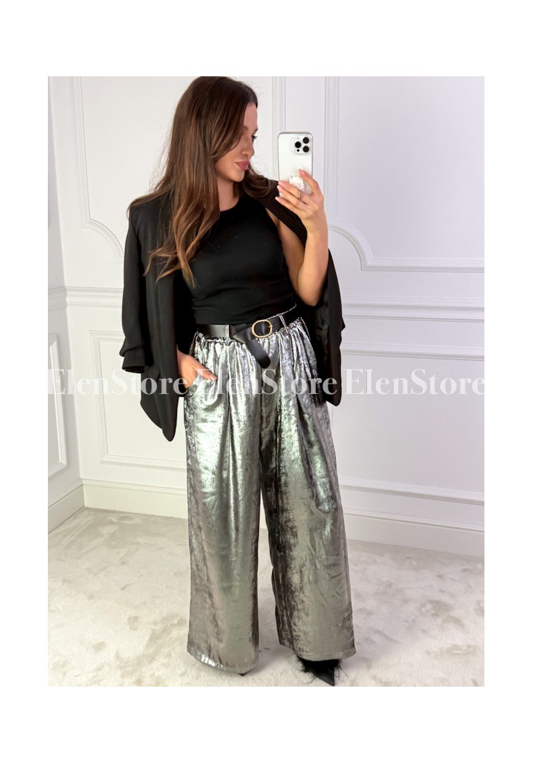 Spodnie Foilly Silver