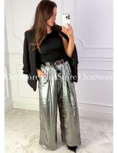 Spodnie Foilly Silver