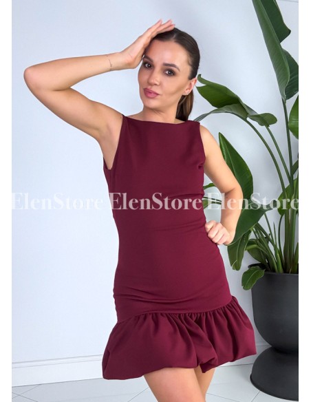 Sukienka Bloom Burgundy