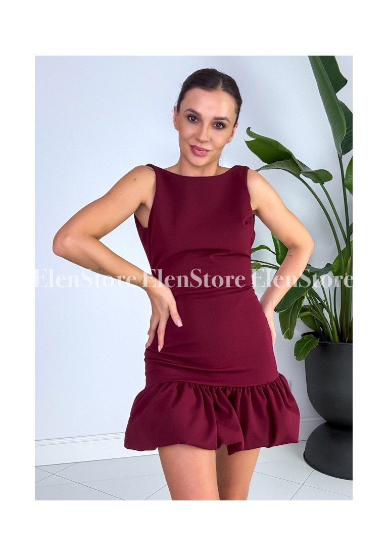 Sukienka Bloom Burgundy