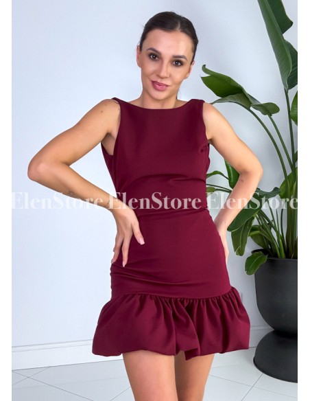 Sukienka Bloom Burgundy