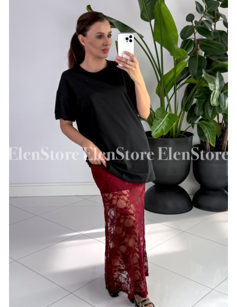 Spódnica Lessy Burgundy 2