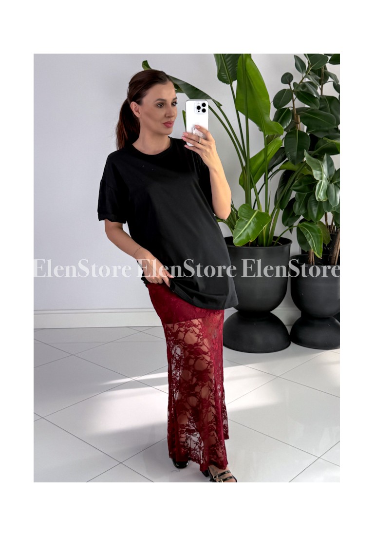 Spódnica Lessy Burgundy