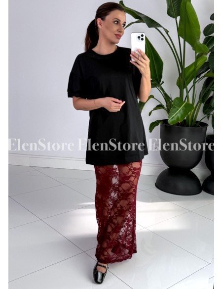 Spódnica Lessy Burgundy