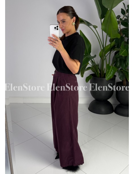 Spodnie Benny Dark Plum 2