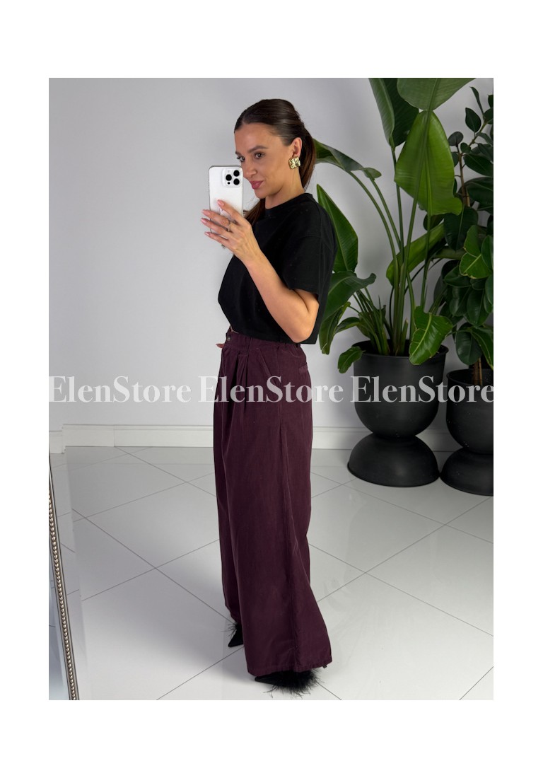 Spodnie Benny Dark Plum