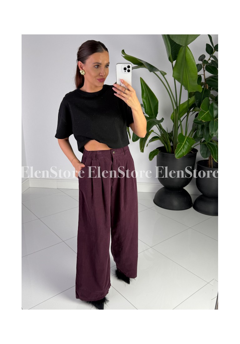 Spodnie Benny Dark Plum