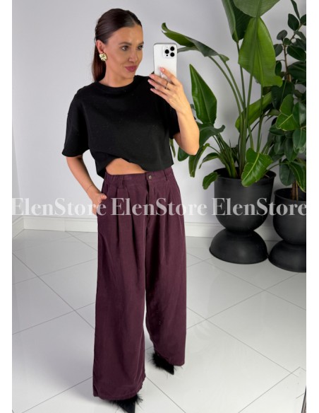 Spodnie Benny Dark Plum