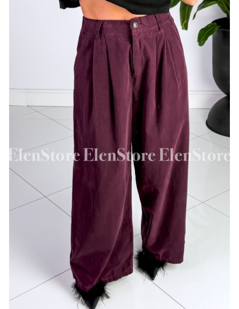 Spodnie Benny Dark Plum