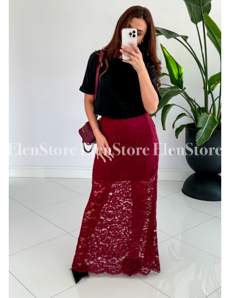 Spódnica Silla Burgundy 2