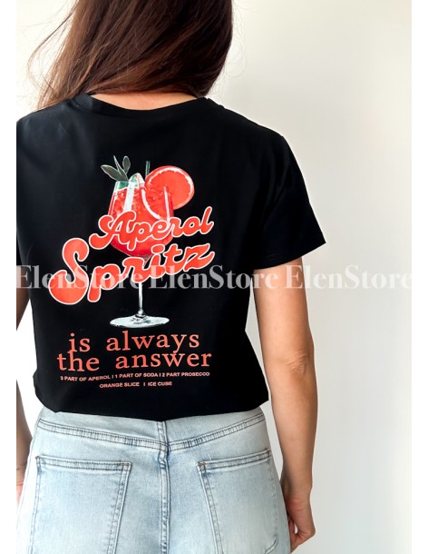 T-shirt Aperol Black