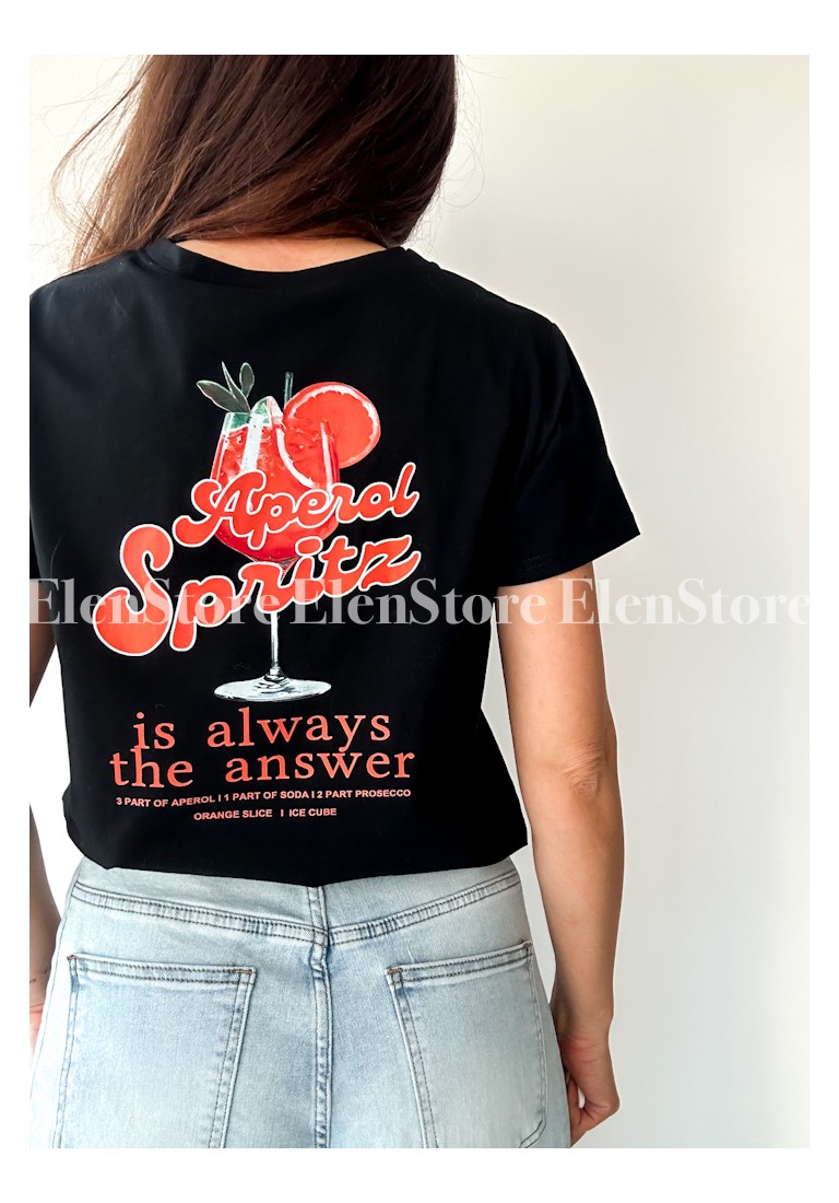 T-shirt Aperol Black