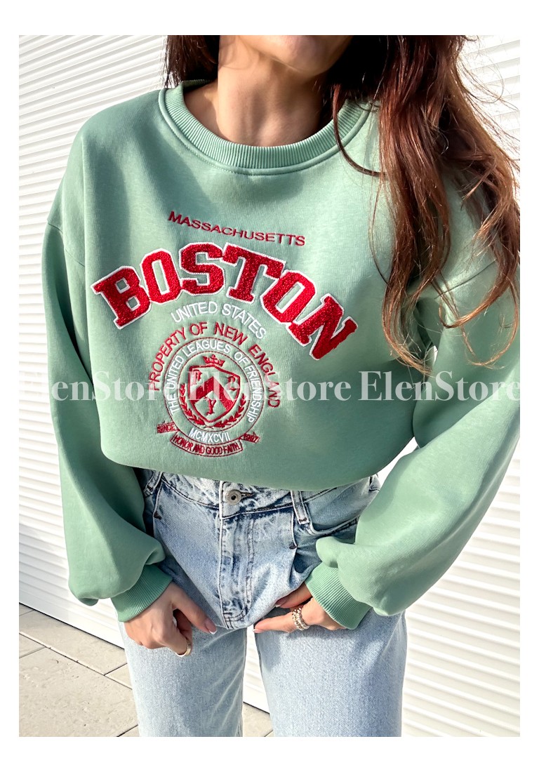 Bluza Boston Pistachio