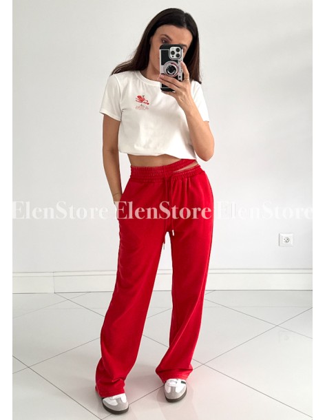 Spodnie Selly Red 2