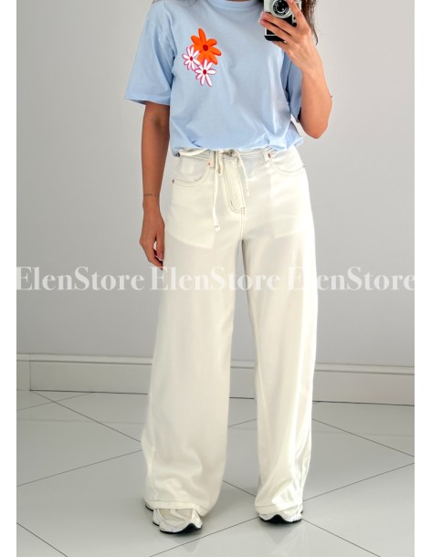 Spodnie Melie Ecru 2