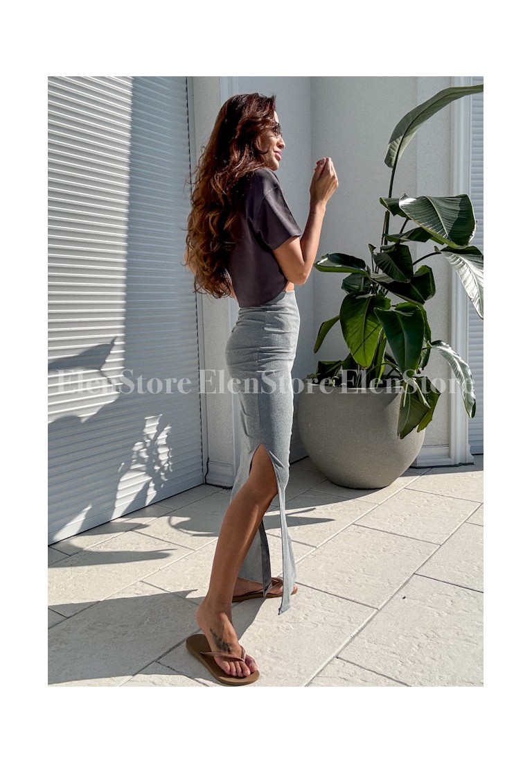 Spódnica Crape Grey