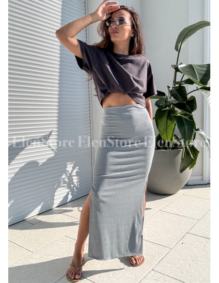 Spódnica Crape Grey