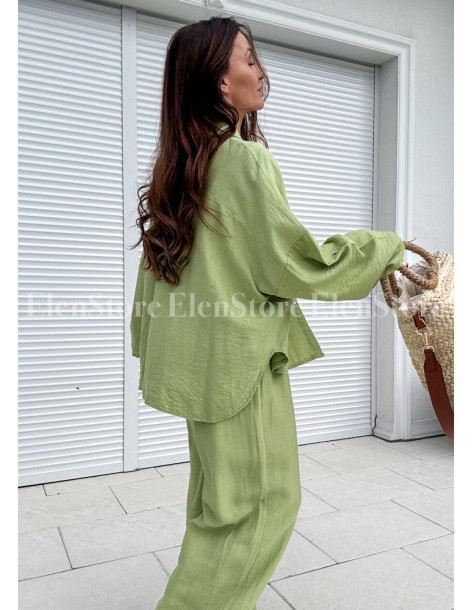 Koszula Lizbona Lime 2