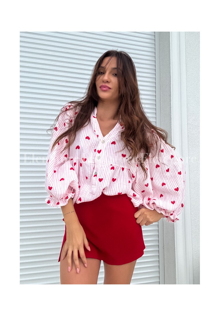 Koszula Messina Heart Pink