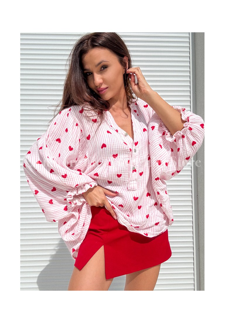 Koszula Messina Heart Pink