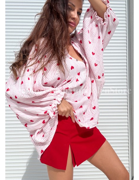 Koszula Messina Heart Pink