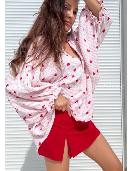 Koszula Messina Heart Pink
