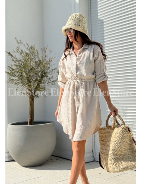 Sukienka Calma Beige 2