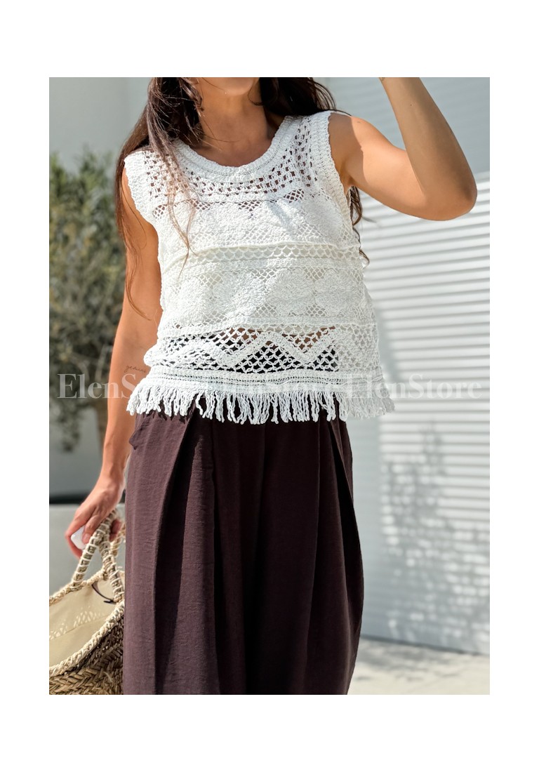 Bluzka Nigery White