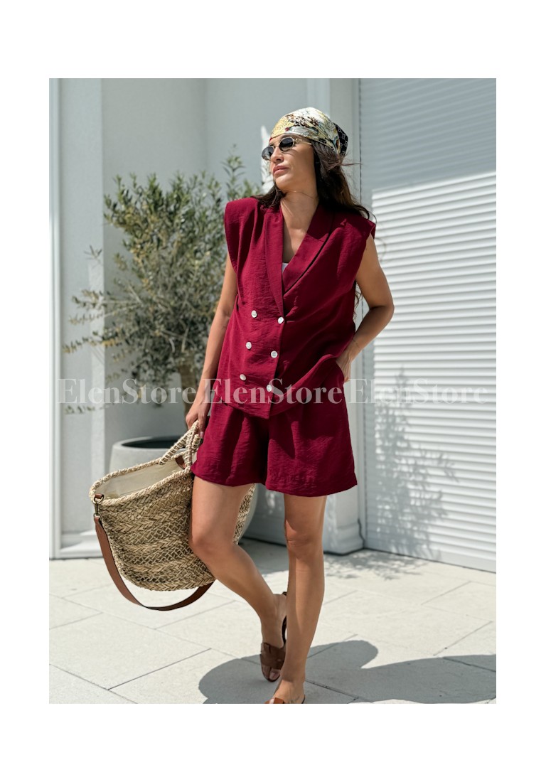 Komplet Albano Burgundy