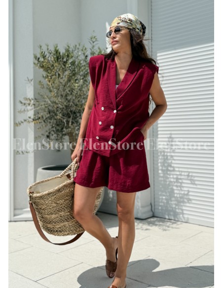 Komplet Albano Burgundy