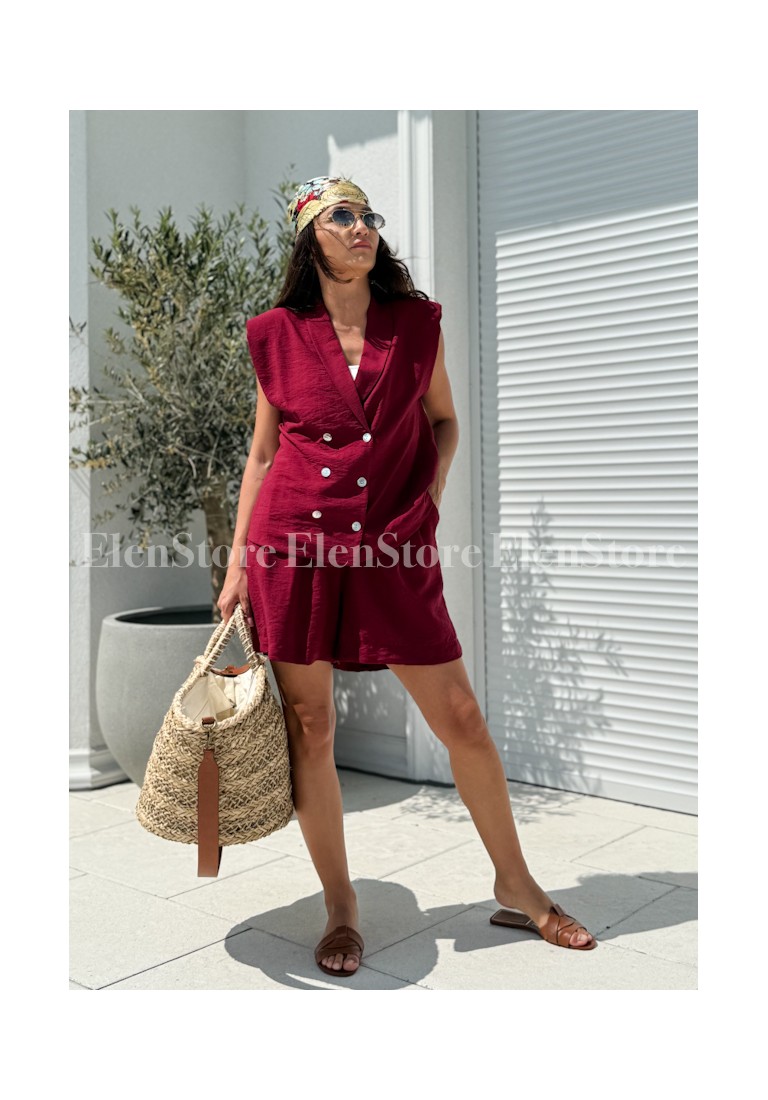 Komplet Albano Burgundy