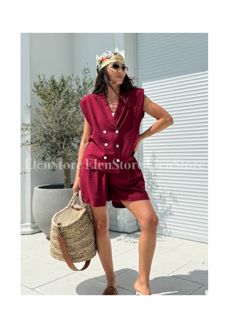 Komplet Albano Burgundy