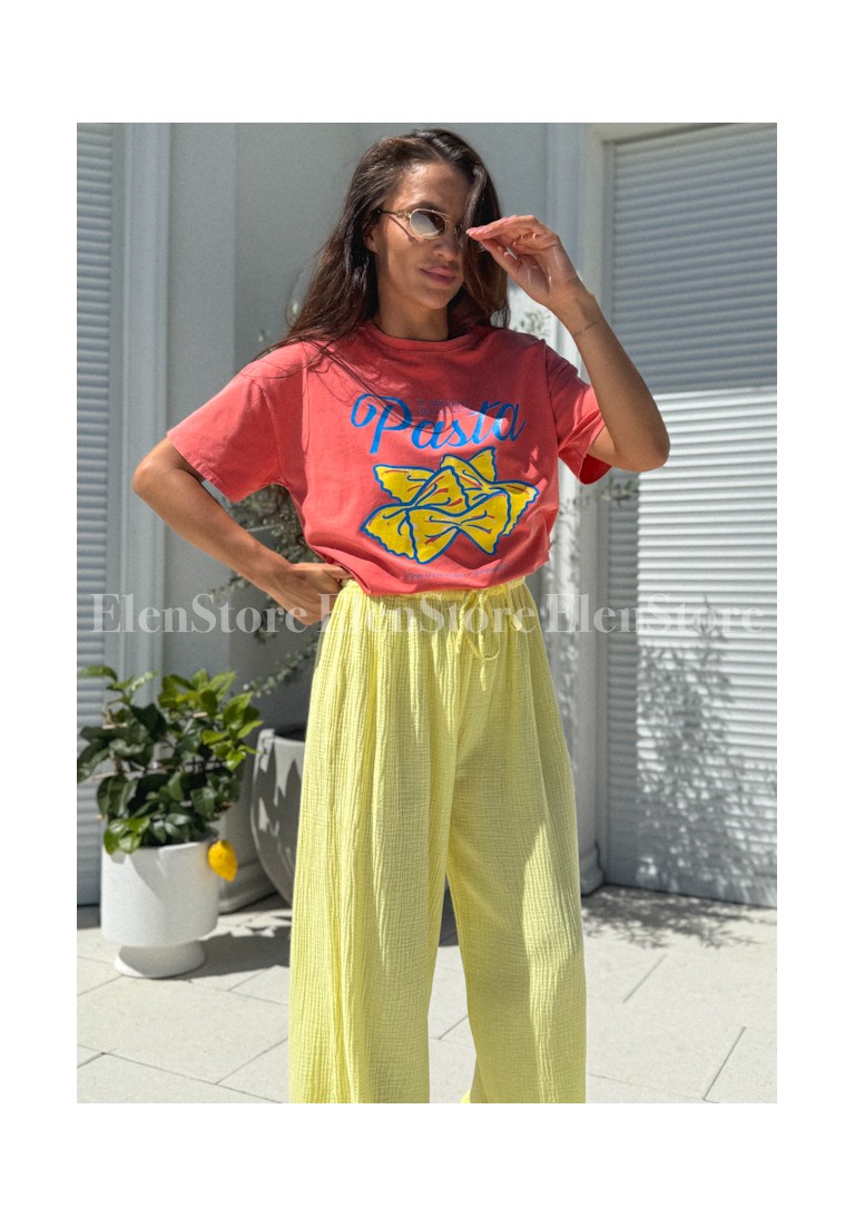 T-shirt Pasta Pepper Rose