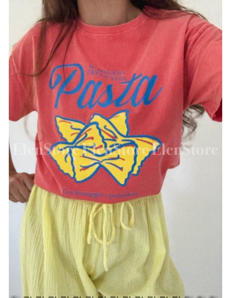 T-shirt Pasta Pepper Rose