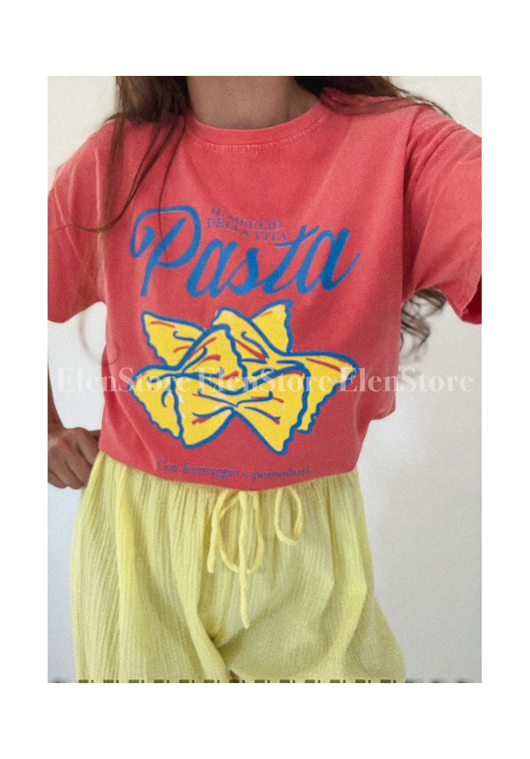 T-shirt Pasta Pepper Rose