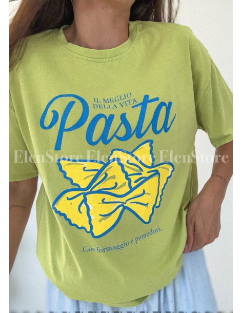 T-shirt Pasta Green