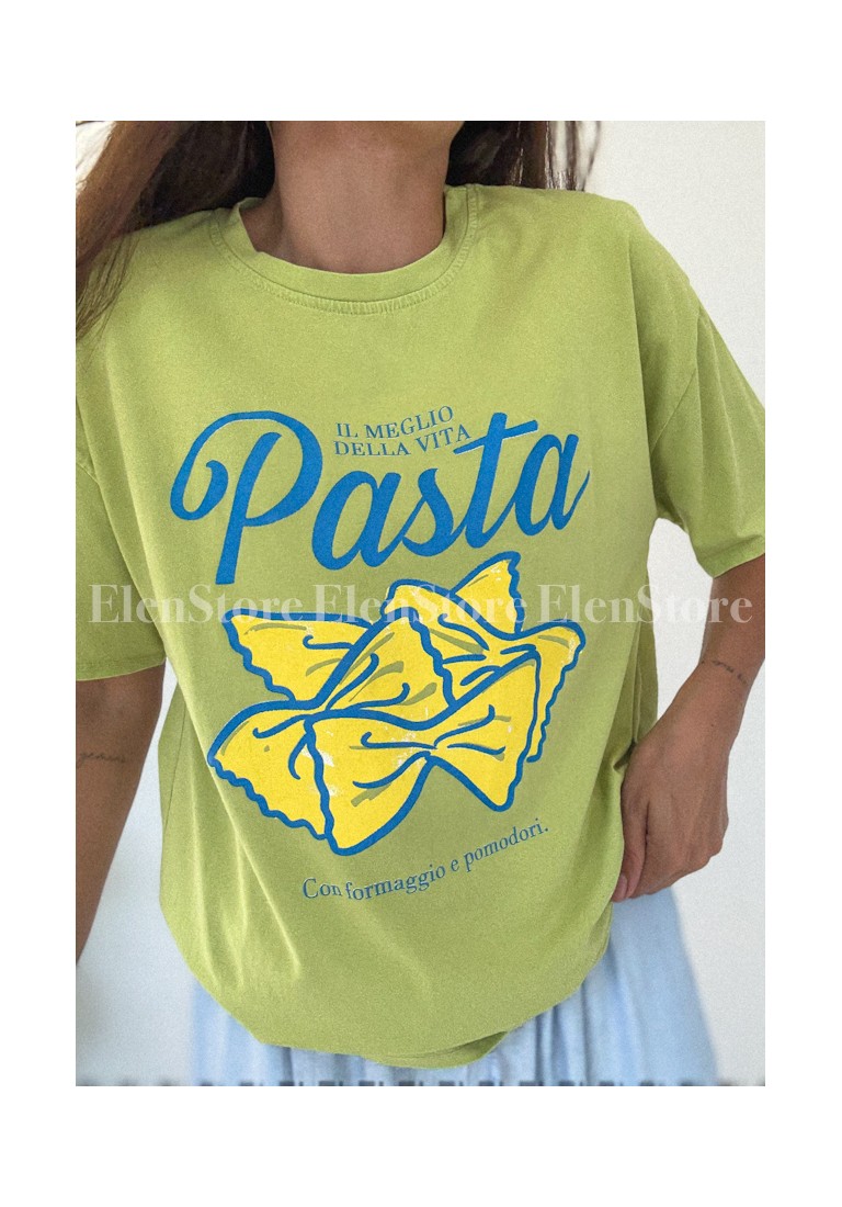 T-shirt Pasta Green