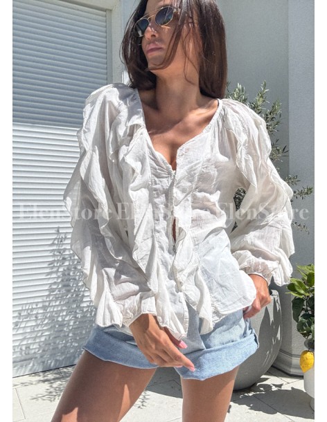 Koszula Frilly Beige 2