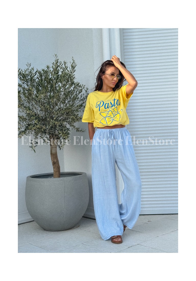 T-shirt Pasta Yellow