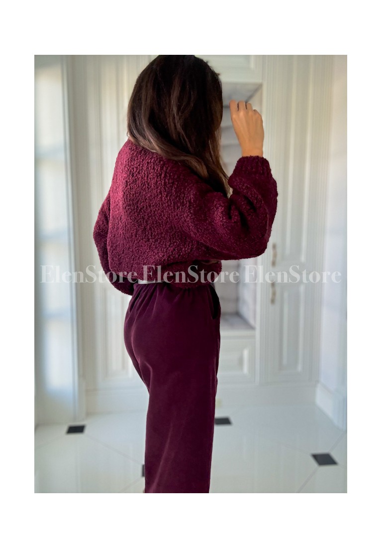 Sweter Dallas Burgundy