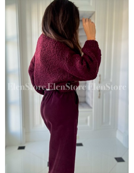 Sweter Dallas Burgundy