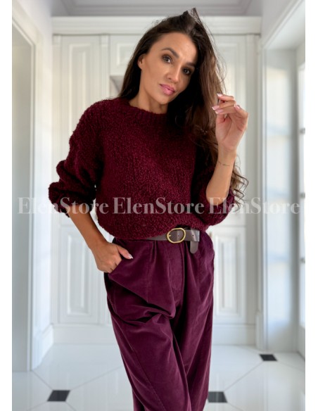Sweter Dallas Burgundy