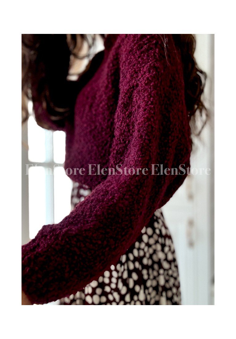 Sweter Dallas Burgundy