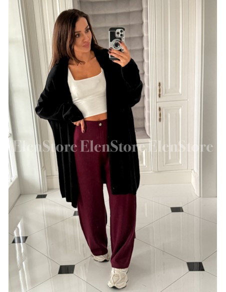 Spodnie Raben Burgundy