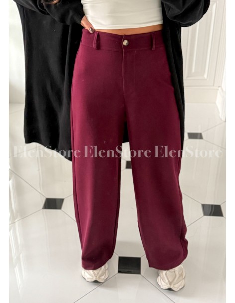 Spodnie Raben Burgundy