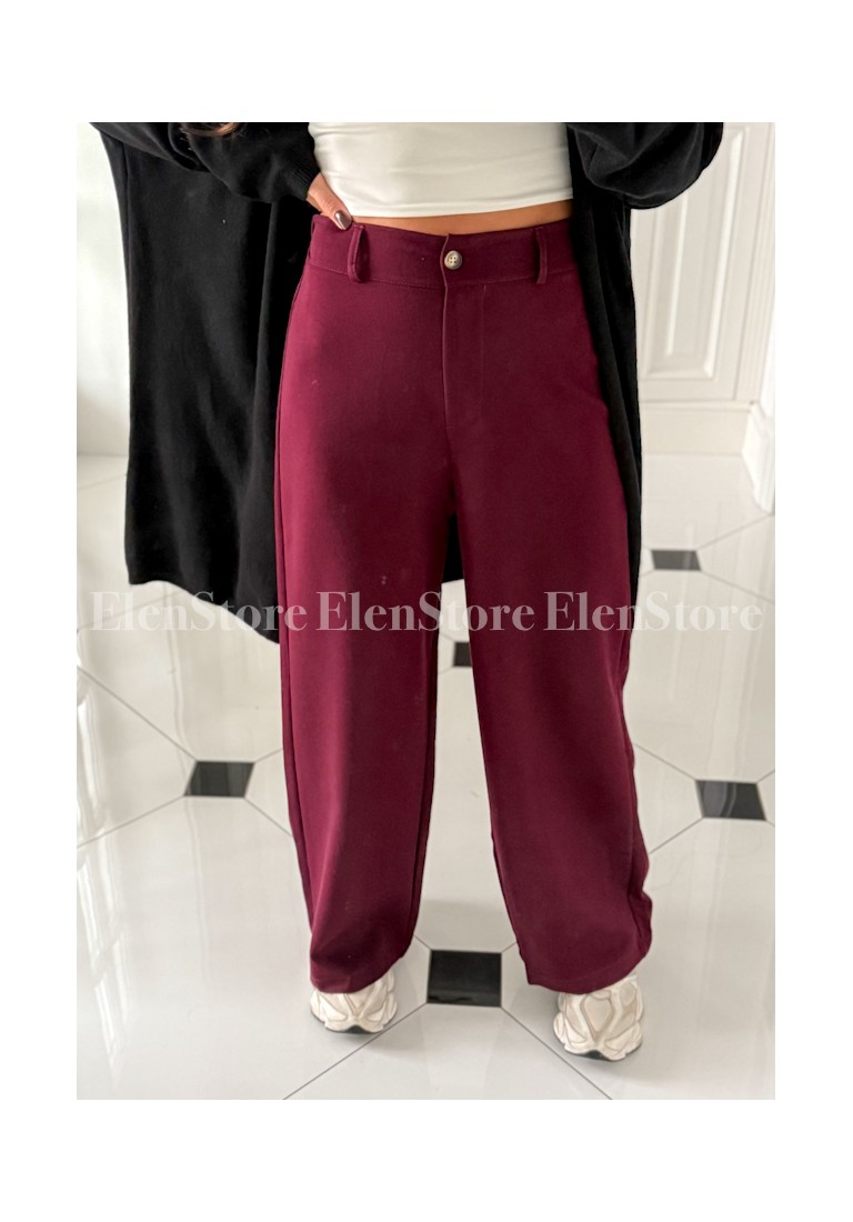 Spodnie Raben Burgundy